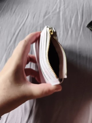 Cartera con cremallera