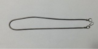 Collar de plata con cierre