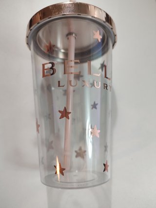 Copo Bathing Rituals Rose Gold com Canudo