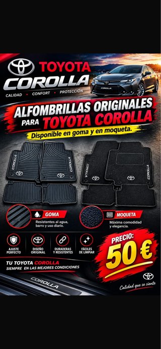 Alfombrillas Originales Toyota Corolla