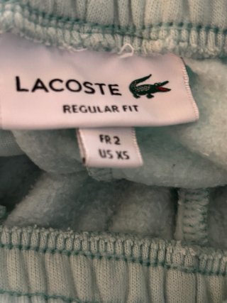 Pantalón corto chándal Lacoste chico XS