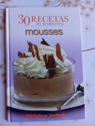 Libro Mini de 30 recetas de Mousse de Chocolate