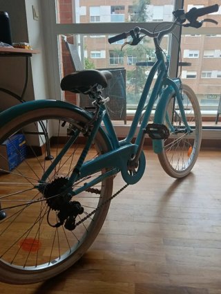 Bicicleta Urbana Azul