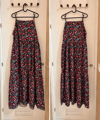 Vestido Largo Estampado Floral