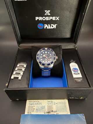Seiko Prospex PADI Solar SNE435P1 edición especial