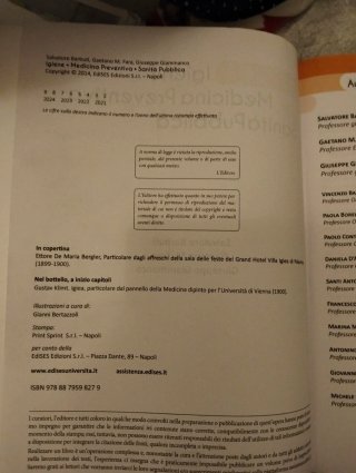 Igiene, medicina preventiva, sanità pubblica