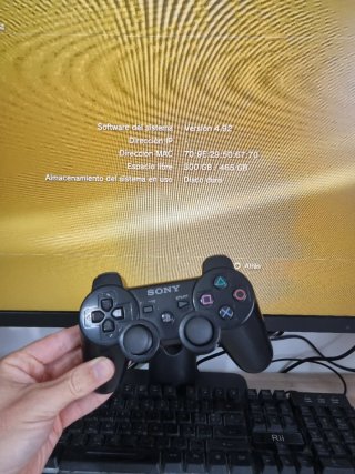 Consola PS3 Super Slim Negra 500gb + 2 Mandos