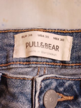 Pantalones cortos vaqueros Pull&Bear Talla M