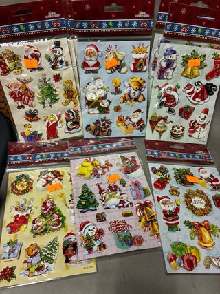 Pegatinas  Stickers 3D Navideñas el paquete a 1,40