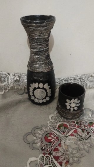 Vaso decorativo e porta candele