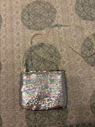 Bolso bandolera lentejuelas niña