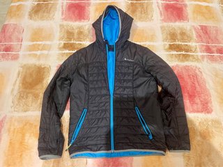 Chaqueta niño Quechua negra y azul 10/12 años