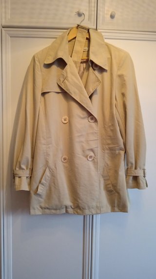 Gabardina Punto Roma Beige Talla 44