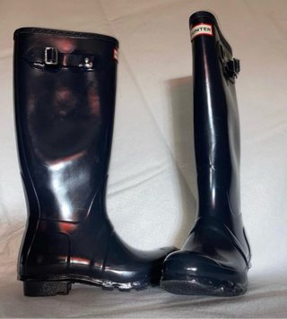 Botas de agua Hunter azul marino