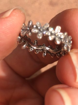Anillo Pandora Alianza Margaritas
