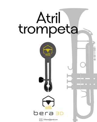 Atril de trompeta personalizable