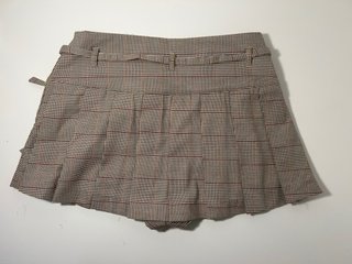 Falda Stradivarius de Cuadros Talla 38