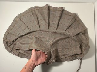 Falda Stradivarius de Cuadros Talla 38