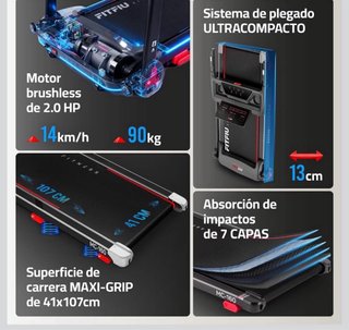 Cinta de Correr Plegable FITFIU MC-160