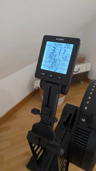 Máquina de Remo. Ergómetro Crivit.