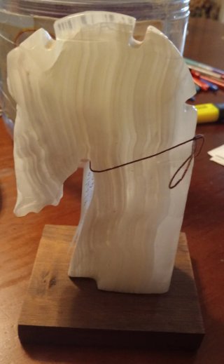 Figura Caballo Onix Años 60