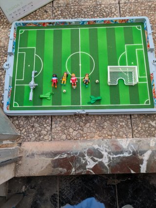 Futbolín Playmobil