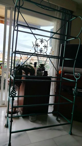 Estantería de Hierro Verde forja