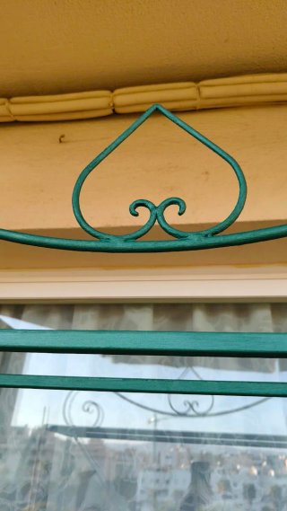 Estantería de Hierro Verde forja