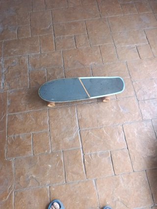 Skate Board Negro con detalles
