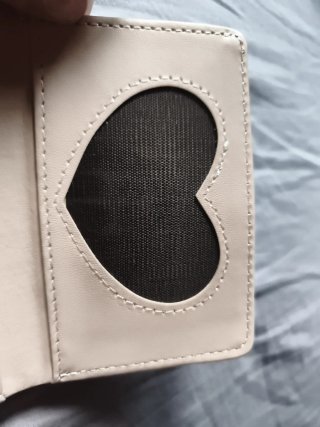 Cartera de ositos blanca y negra