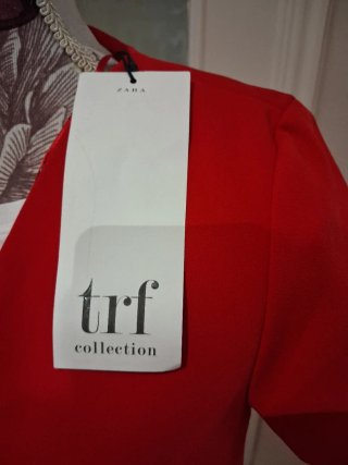Vestido Rojo Zara TRF