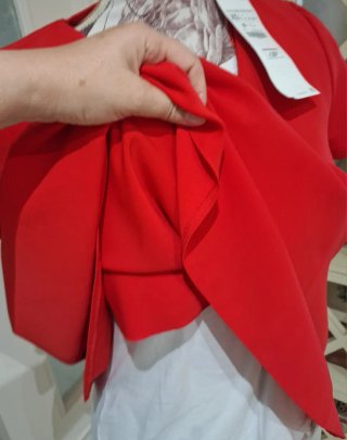 Vestido Rojo Zara TRF