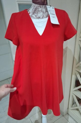 Vestido Rojo Zara TRF