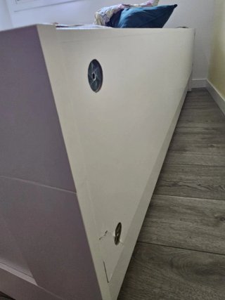 Diván IKEA BRIMNES con 2 colcohones