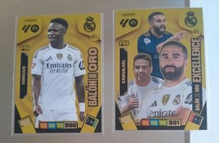2 Cartas Adrenalyn 25-26 Real Madrid