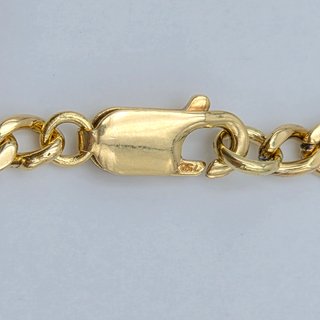 Pulsera Oro 18K Figaro Cartier, 1x1, 7,65gr, 20cm