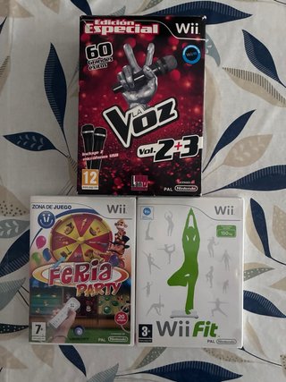 3 Juegos para Nintendo Wii