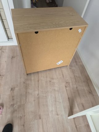 Cómoda 3 cajones madera 75x42x80 (anchoxlargoxalt