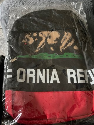 Mochila California Republic Negra y Roja