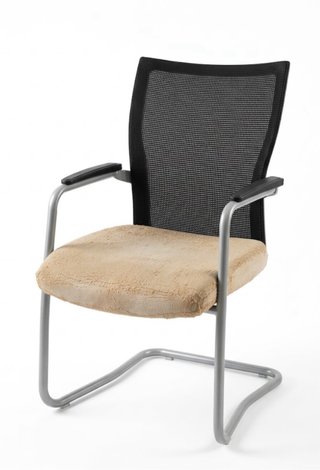 Silla de escritorio con respaldo de rejilla