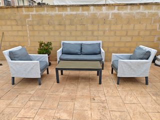 Conjunto de Sofá y Mesa Exterior