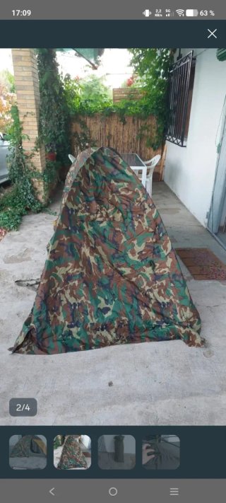 Tienda de campaña militar