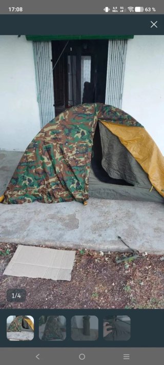 Tienda de campaña militar