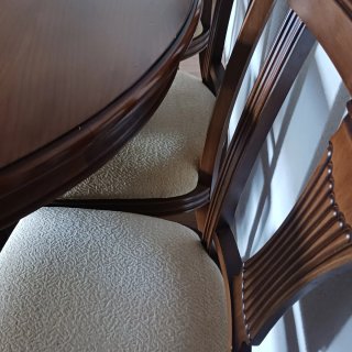 Mesa de madera con 5 sillas