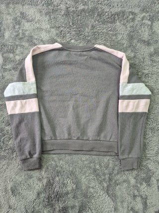 Sudadera Lonsdale London Gris y Rosa Talla L
