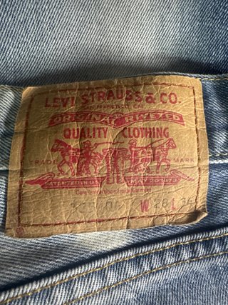Calças de Ganga Levi's W28 L34