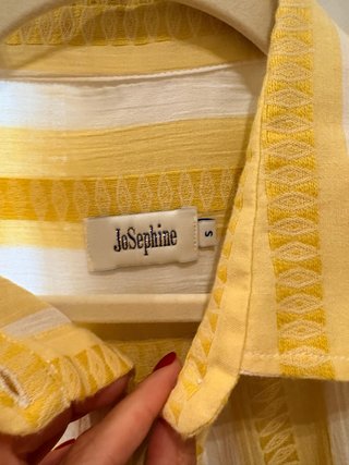 Vestido Josephine Talla S Rayas Amarillas
