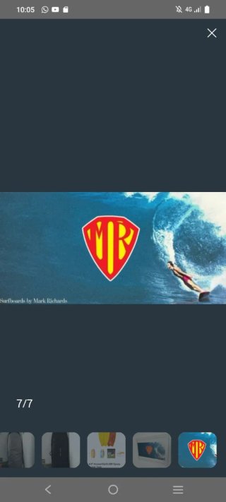 Tabla surf Mark Richard 6'4 21 44L
