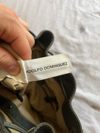 Bolso de piel Adolfo Domínguez