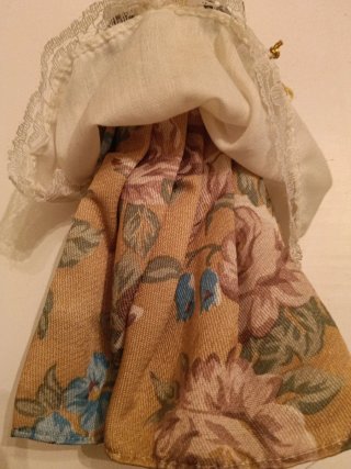 Statuetta ceramica bambola vintage